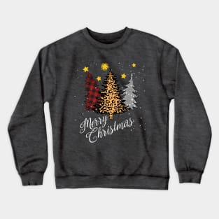 Christmas Tree in The Snow Crewneck Sweatshirt